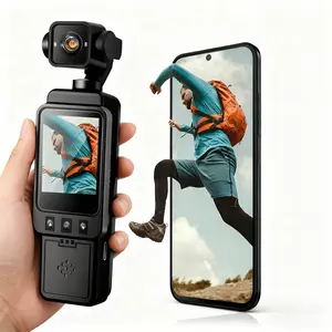 Mini Camera Pocket | Body Cam Wearable Video Recording Camera with 1.54" Color Display, 6x Digital Zoom, 270° Rotation, Night Vision & Stabilization, Security, Work, Guard, Travel