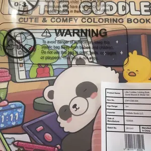 Coco Wyo Little Cuddles Coloring Book (Spiral Bound) & Sticker Set