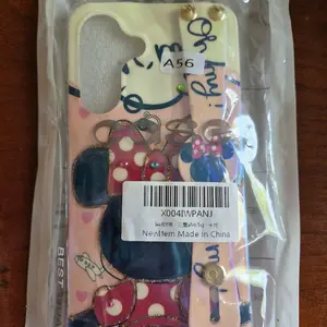 Mini Mouse phone case with hand loop for Samsung A56