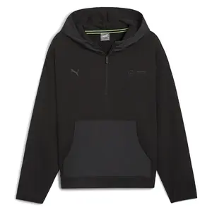 PUMA Mens Mapf1 Statement Quarter Zip Hoodie Casual Outerwear Casual - Black