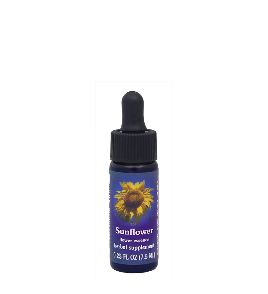 FES Floral Sunflower Flower Essence - Natural Wellness Aid, Self-Esteem Boost, Distorted Self-Esteem Support, Aromatherapy Alternative for Perception Imbalance