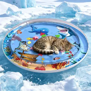 [Already have 10K favorites] Inflatable Pet Water Sensory Bed -Thickened Scratch-Resistant Design, Soft Material, Ideal for Indoor and Outdoor Use,The perfect gift for pets，cat stuff for indoor，Pet Supplies，Pet Bed，Pet Toys SummerVibes，petlovers summervib