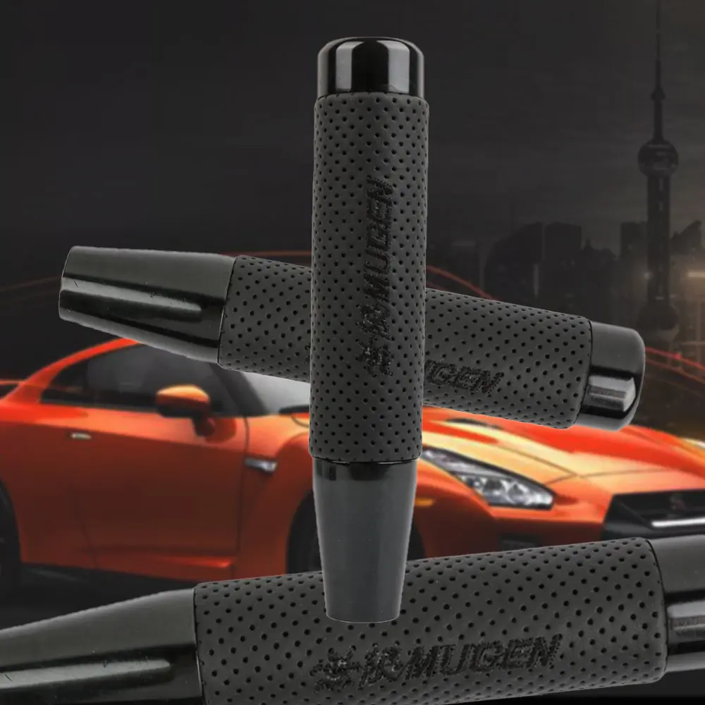 Brand New Universal 13CM JDM MUGEN Black Manual Transmission Long Gear Shift Knob shifter