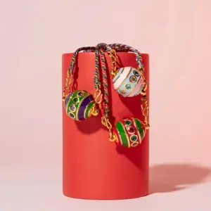 Summer Fashion Color Tarot Necklace Simple Drip Oil Zircon Pendant Women's Necklace Suitable for Daily Vacation Parties Holiday Gifts