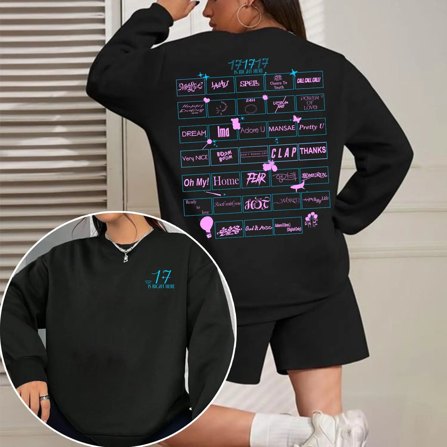 Seventeenn 17 Is Right Here Album Sweatshirt - Perfect Souvenir for Seventeenn Fans, Show Your Support for the Album