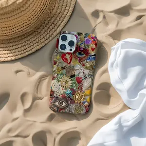 Trendy Vintage Mosaic Charm Phone , Mosaic Tiles , Mosaic Art for iPhone 15 14 13 12 11 X - TPU Phone  Warranty and Protection - Phone Accessories Cellphone Protector Shockproof Handheld Smartphone Casing
