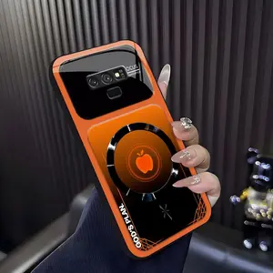 “God’s Plan” MagSafe phone case — neon cyberpunk faith magnetic cover for Galaxy Note9 — 975