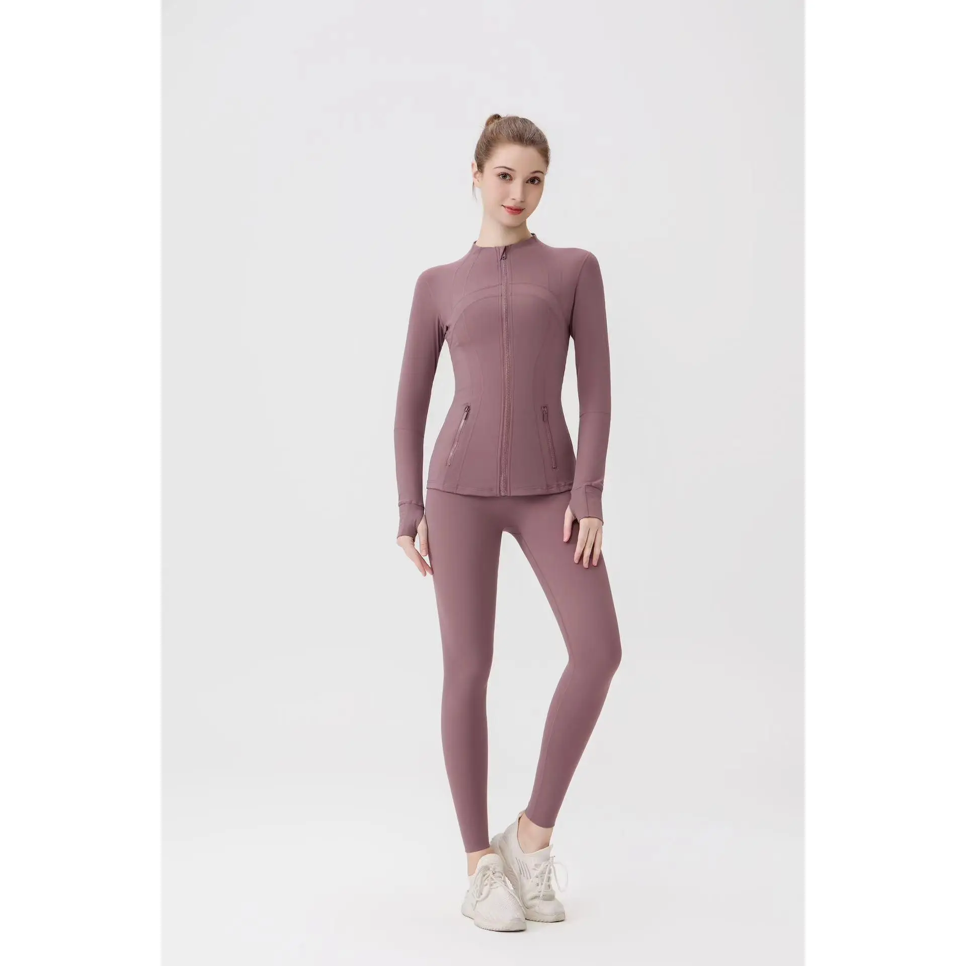 Lotus root powder [yoga pants+jacket] or