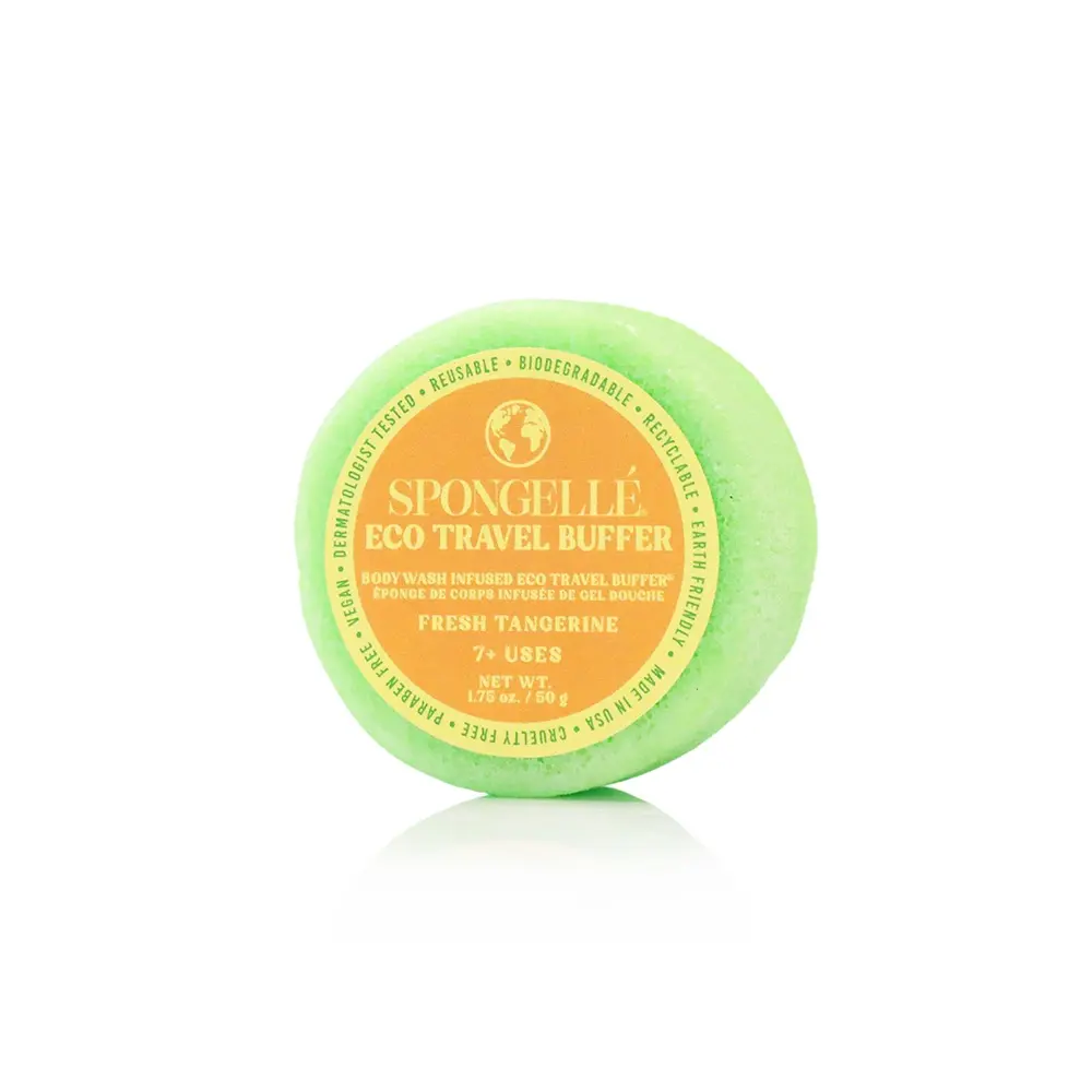 Fresh Tangerine Eco Travel Body Wash Infused Buffer