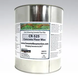 Color Enhancing Concrete Wax