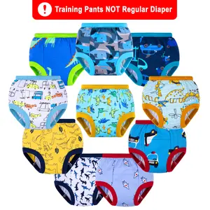Potty Training Underwear 10-Pack – Soft Cotton Washable Training Pants for Boys and Girls