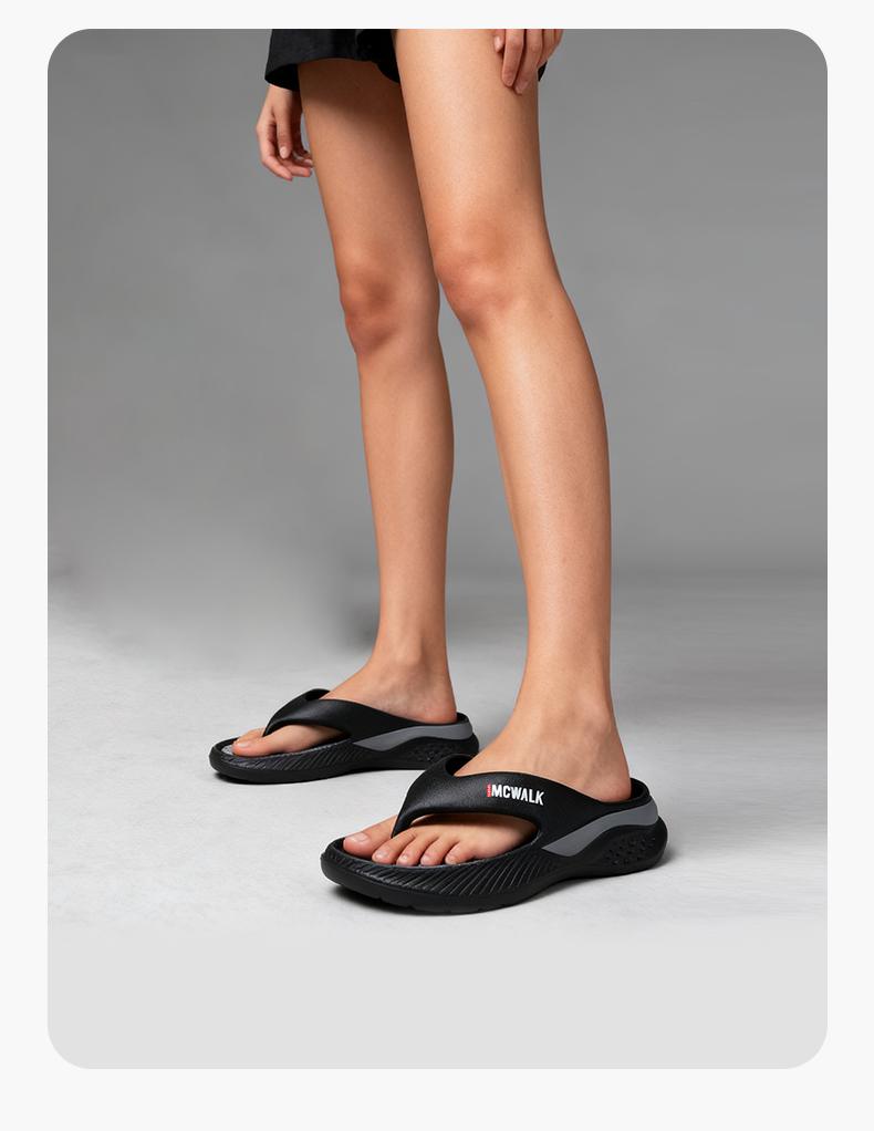 Comfortable Unisex Flip-Flops  Non-Slip Thick-Sole Wear-Resistant Easy to Clean Suitable for Home Outdoor School Beach Dog Walking Leisure