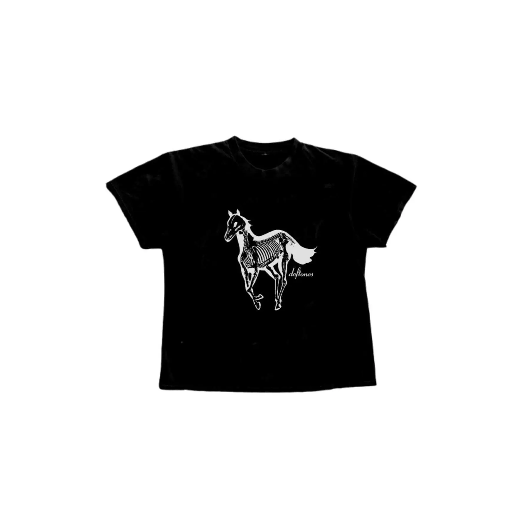 Deftones Kalıp Bel Boy Crop Tee, Baby Tee, Y2k Top Women Streetwear Shirt, Summer Vintage Women Casual Baby Tee, Gift For Girlfriend