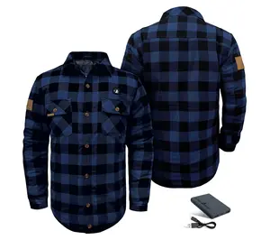 ActionHeat 5V Battery Heated Flannel Work Shirt