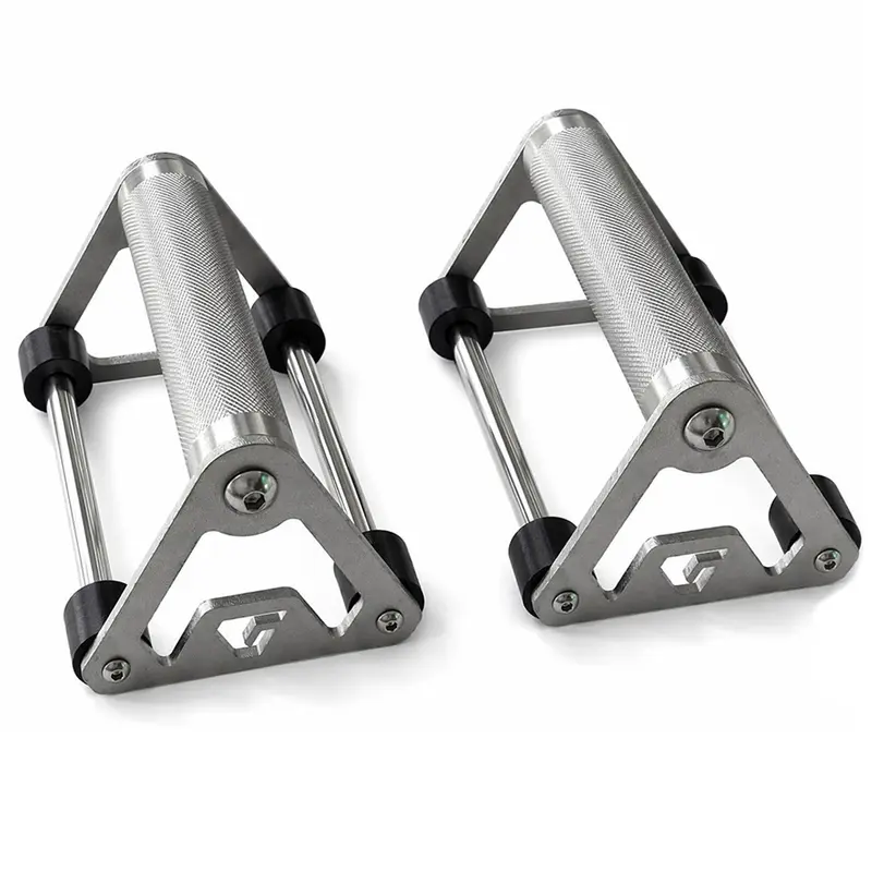 GEKU FIT Push Up Bars Set (1 Pair), Stainless Steel Anti-Slip Handles with Enhanced Grip, Home Workout Equipment for Strength Training, Home Fitness Gear, Gym Exercise Equipment, Fitness Exercise Accessories