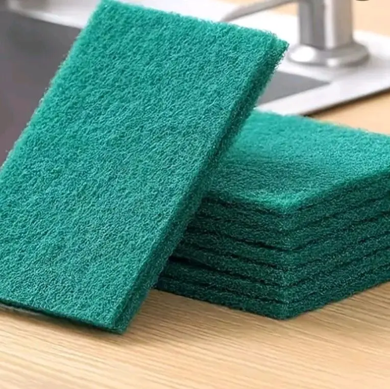 Green Microfiber Dish Cloths 16pcs/8pcs Double-Sided Kitchen Sponges Large Thick Scrub Brushes for Cleaning Supplies Tools