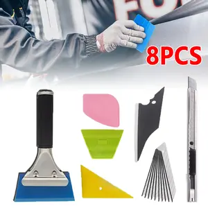 Vehicle Vinyl Wrap Window Tint Film Tool Kit,Precut/Auto Window Tint Kit,Car Glass Protective Film Wrapping Installation Set