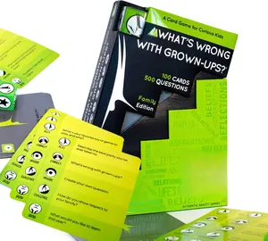 Authentic Agility What's Wrong with Grown-Ups Game – 500-Question Icebreaker for Families, Teens & Adults to Spark Fun, Thoughtful Conversations