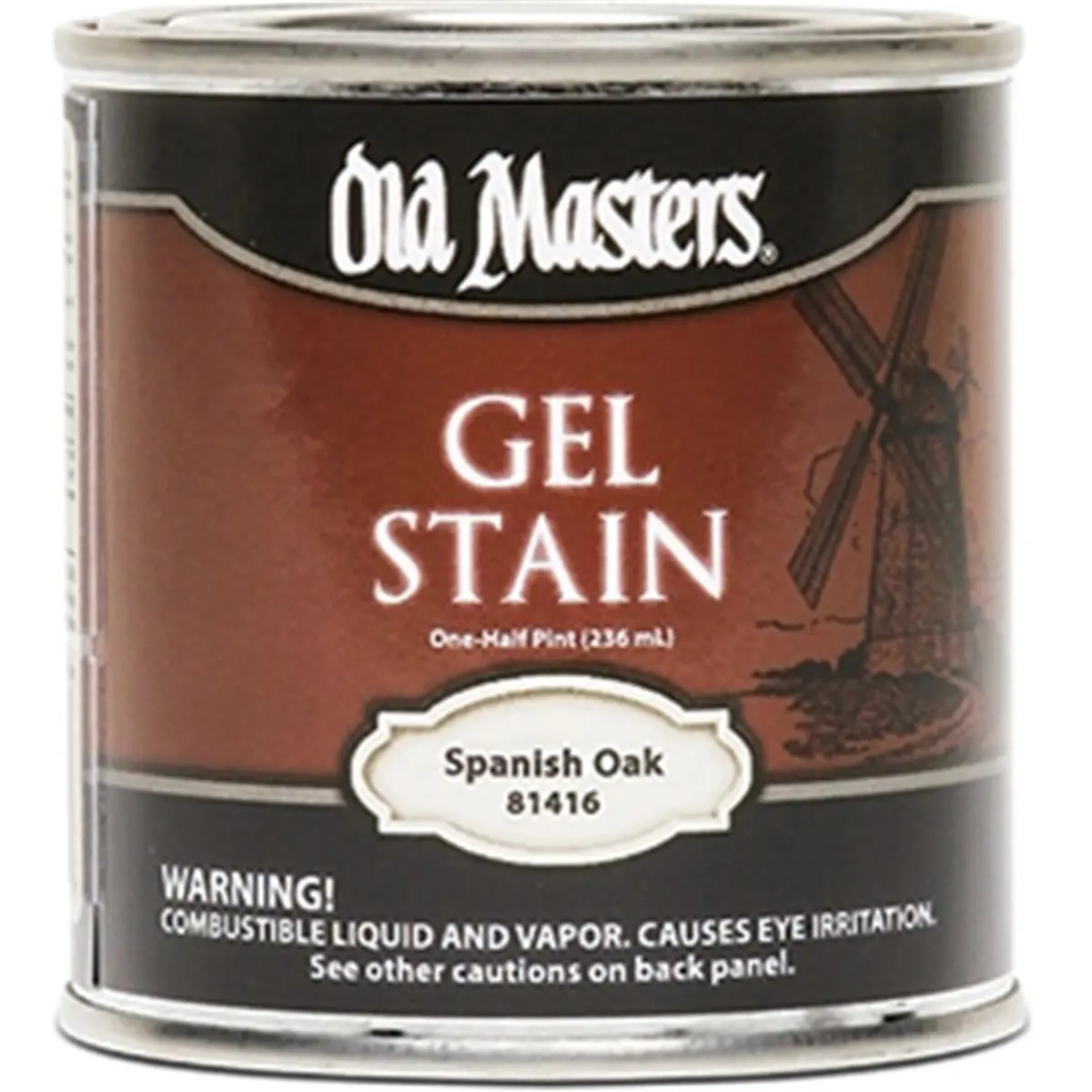 Old Masters 81416 0.5 Pint. Spanish Oak Gel Stain