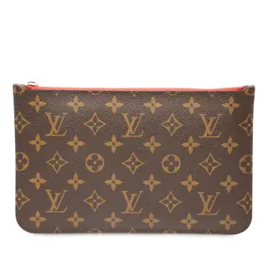 Pre-owned Louis Vuitton Canvas Small Leather Goods Monogram Pouch