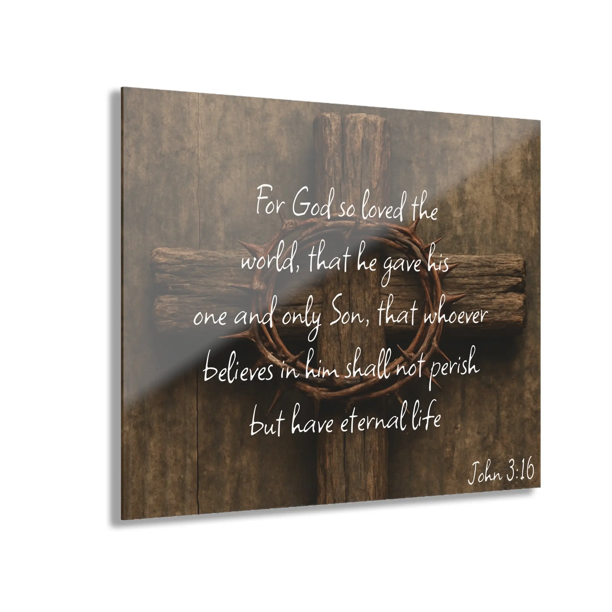 Inspirational Acrylic Print - Decorative Wall Art, Christian Decor, Home Blessing, Faith-Based Gift, Religious Artwork