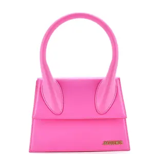 Pre-owned JACQUEMUS Leather Top Handle Bags Le Grand Chiquito Bag Large by Rebag