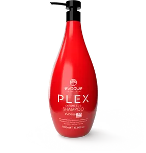 Evoque PLEX Extreme S.O.S Bond Building Shampoo 1000ml - Gentle Cleansing, Keratin Amino Acids, Nourishing Oils, Sulfate-Free, Paraben-Free, Cruelty-Free, Ideal for Very Processed Hair