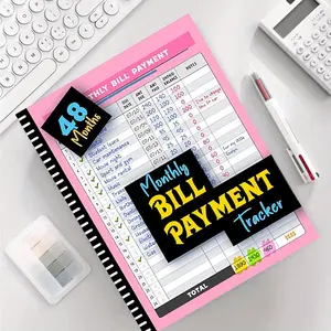 48-Month Monthly Bill Payment Tracker Notebook for Family Financial Budget Planners Track Expenses Payment Logs & Debt Repayment Plans with Notes Section outdoorfun