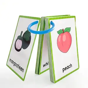 36 Fruit Recognition Learning Cards, Educational Flashcards for Kids, Puzzle Images & Word Identification, Early Education Toys