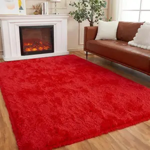 Super Fluffy Rug For Bedroom, Shag Fuzzy Area Rug For Living Room Bedroom, Plush Soft Carpet For Girls Boys Kids, Non Slip Throw Rugs For Dorm, Modern Home Decor Aesthetic bold home decor christmas rug