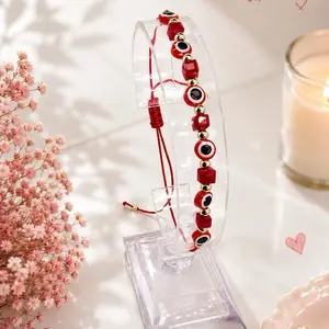 Glossy Princess/ Adjustable Evil Eye Bracelet for protection