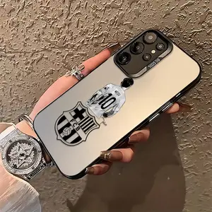 Football King M-Messi Protective Phone Case Suitable for Samsung Galaxy S26 S25 S24 A37 A57 A17 A07 A56 A26 A36 A55 A35 A06 A16 A05 A14 A24 A34 A54 A15 A05s A04e A25 S23 S22 S21 S20 FE Ultra Plus Edge 4G 5G Anti Fall Matte Back Cover