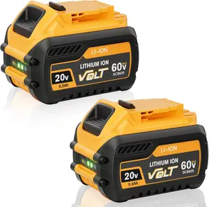 2Pack 9.0Ah Dewalt 20V/60V Max Flexvolt Replacement Battery – Universal Fit for DCB609/DCB606/DCB200-DCB209