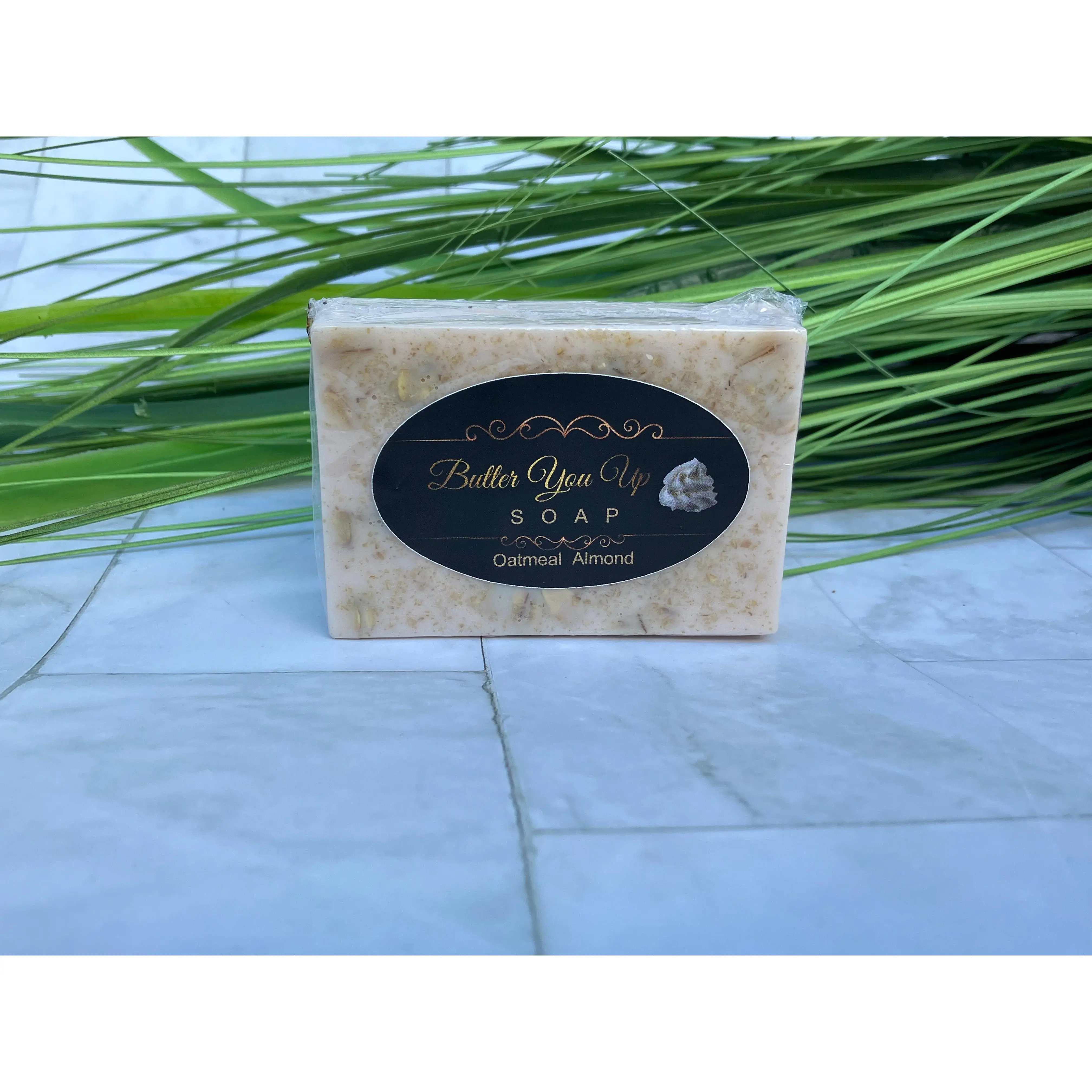 Gentle Exfoliating Oatmeal Almond Soap - Body Care, Daily Cleanser for Smooth Skin, Moisturizing Formula