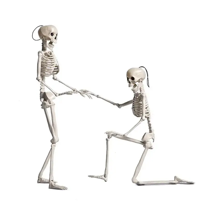 Halloween Movable Skeleton Pendants, 40cm Hanging Decorations, Festive Decoration, Hanging Ornaments for Parties & Homes, Spooky Haunted House Props, Unique Gift Idea
