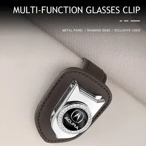 Car Sun Visor Glasses Clip Sunglasses Clip Decoration Accessories For Acura ADX RDX ZDX Integra NSX MDX TLX CDX ILX RLX TL RL