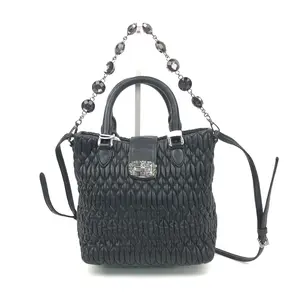 Pre-owned miu miu Lambskin Shoulder Bags MiuMiu 7.48'' R2649 Shoulder Bag C1361108439 0704 T3 Rina