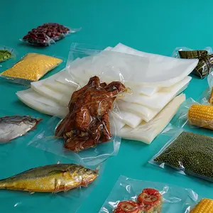 100 Pieces Vacuum Sealing Bags, Polyester Food Storage Pouches, Kitchen Accessories, Fresh Food Preservation, Vacuum Sealers, Storage Bags