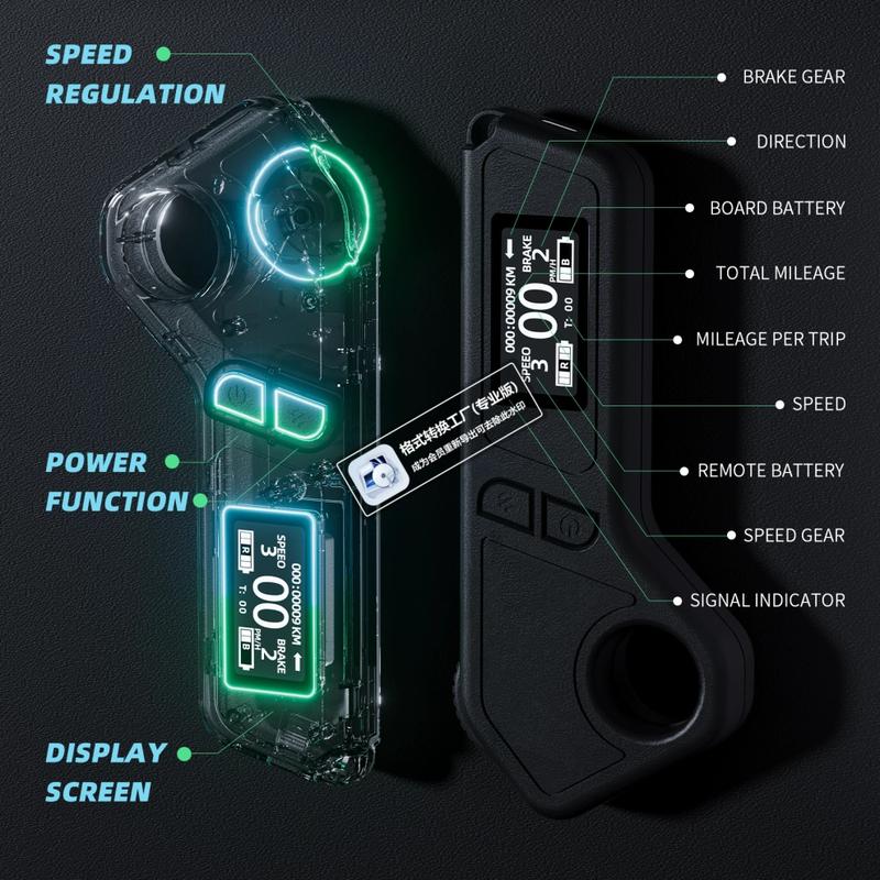 DNASKATE-M8 Skateboard with Remote, 36 Mph Top Speed,15 Miles Range, Longboard Skateboard for Adults ＆Teens