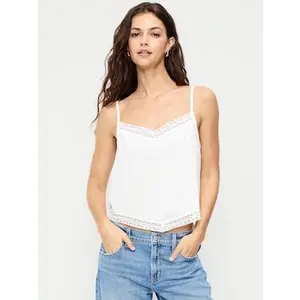 Old Navy Women's Lace-Trim Scarf Tank Top