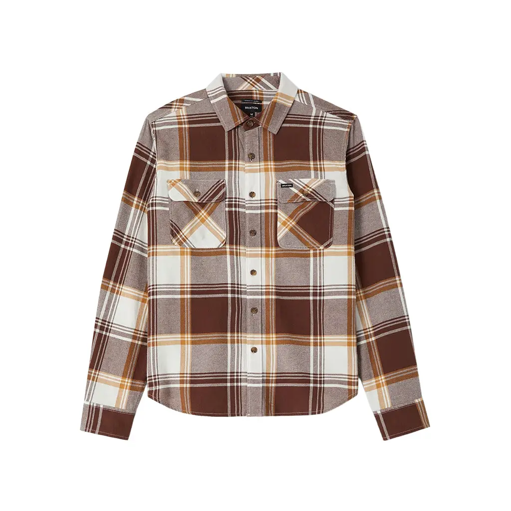 Bowery Lightweight Ultra Flannel Chocolate/Off White