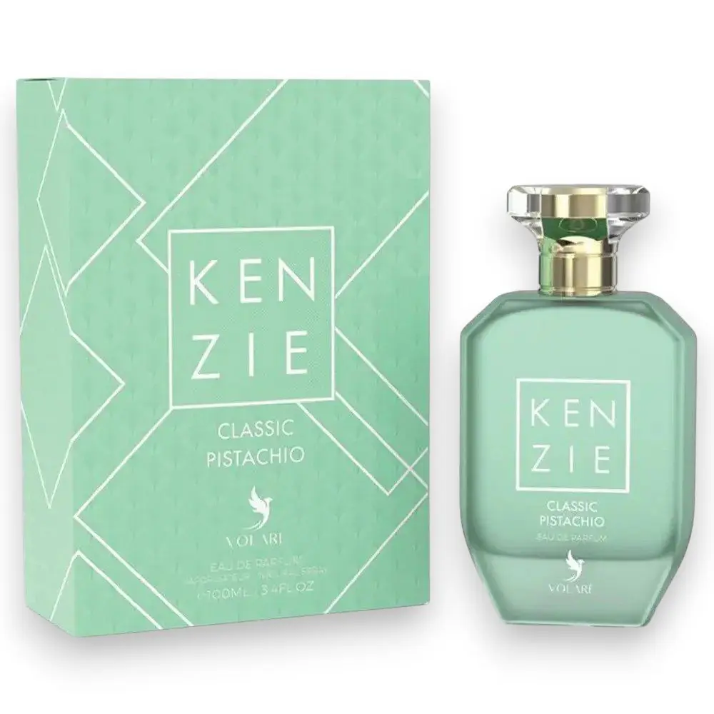 Volare Kenzie Classic Pistachio Eau De Parfum, 100ml Single Item Women's Fragrance with Italian Bergamot, White Peony, Tonka Bean Notes