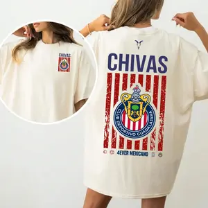 Chivas Power Mexicano T-Shirt, Sweatshirt, Hoodie, Mexico Soccer Fan Apparel, Vintage Style Football Supporter Shirt, Gift for Chivas Fans