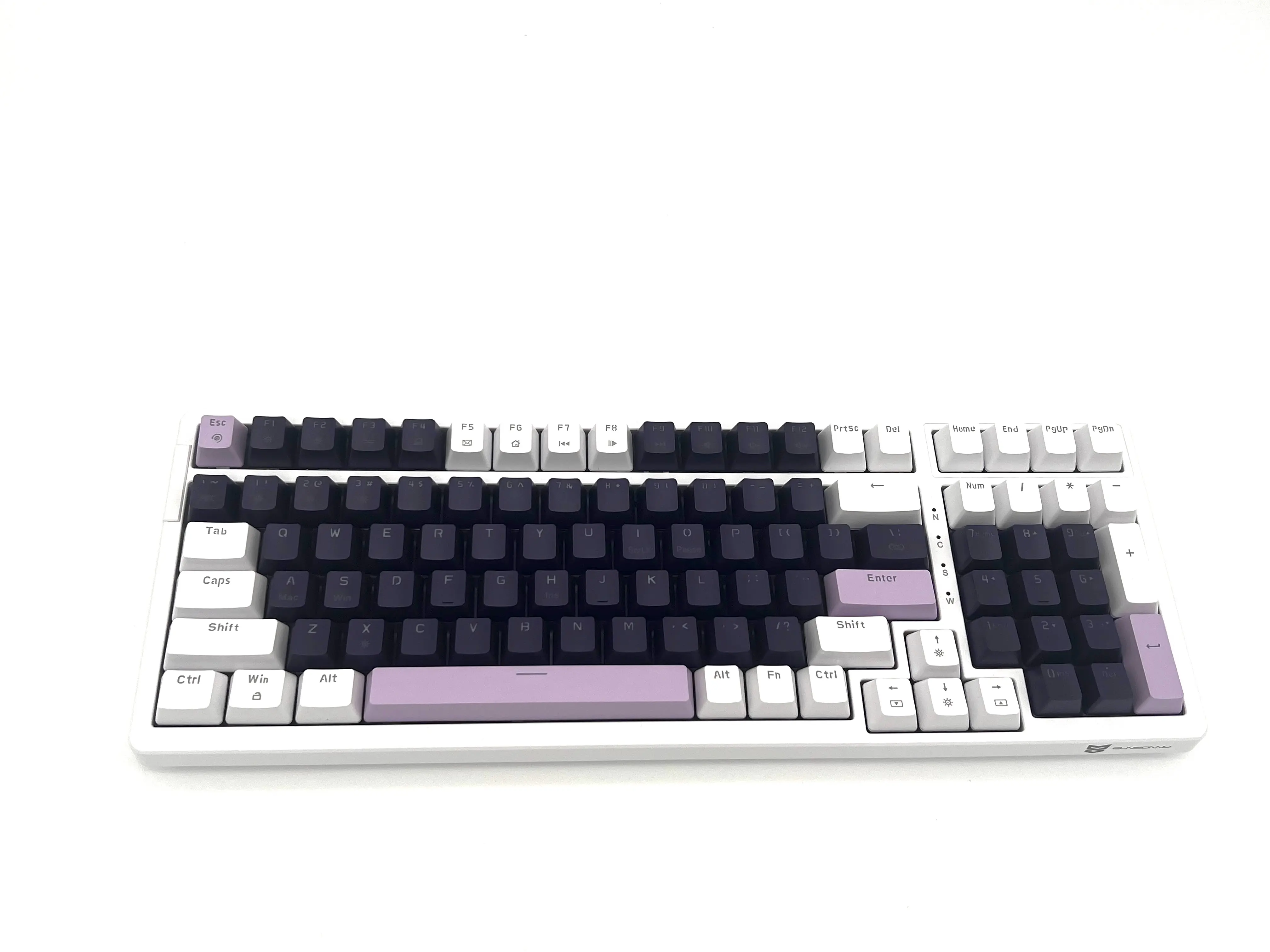 Basaltech J80-Series Wired Mechanical Keyboards with Ultimate 100-Key 'Black Cabernet' Brown Switch & 'Chocolate Fudge' Red Switch budget keyboard typewriter keyboard