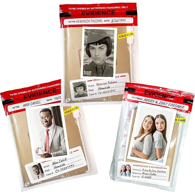 Unsolved Case Files - 3 Case Bundle – Avery Gardner, Max Cahill, and Veronica Falcone Cases