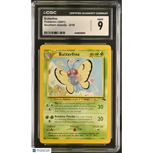 2001 Pokemon Southern Islands Butterfree #9/18 CGC 9 MINT
