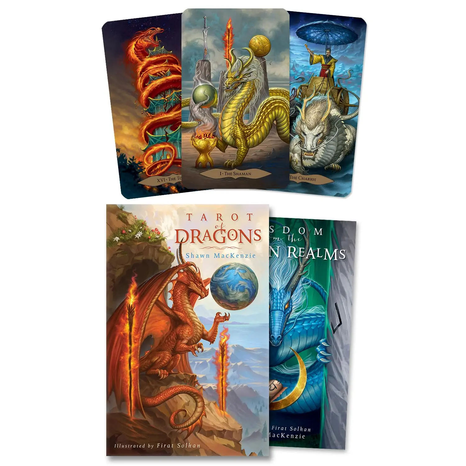 Tarot of Dragons by MacKenzie &amp; Solhan — 78-Card Dragon Fantasy Deck