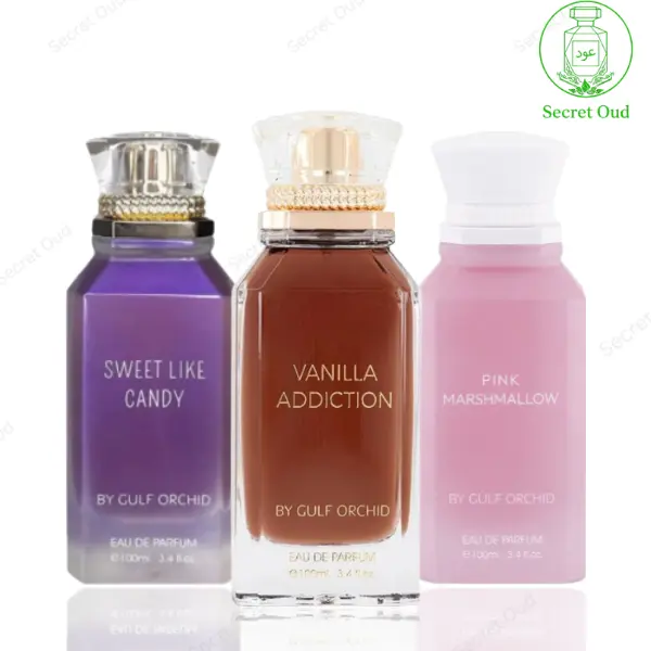 Strawberry Unisex Fragrance 3-Piece Bundle - Sweet Like Candy, Vanilla Addiction, Pink Marshmallow