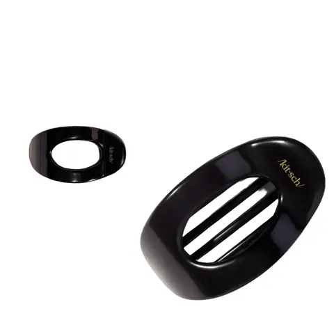 Kitsch Black Flat Cloud Clip - Small