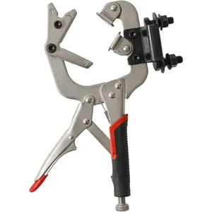 10'' Locking Welding Clamp with Swivel V type Pads And Installing Support (10''Locking Welding Clamp)